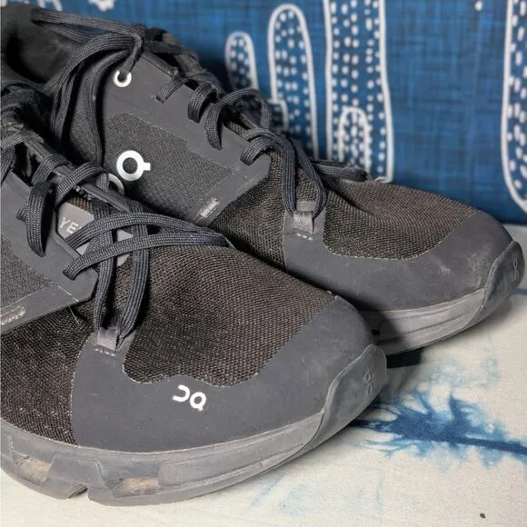 On Running Cloudflyer 4 Sneakers Shoes Black White Men's Size 11