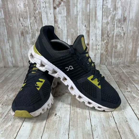 On Running‎ Cloudswift Performance  Black Yellow Swiss Engineering Mens 11.5
