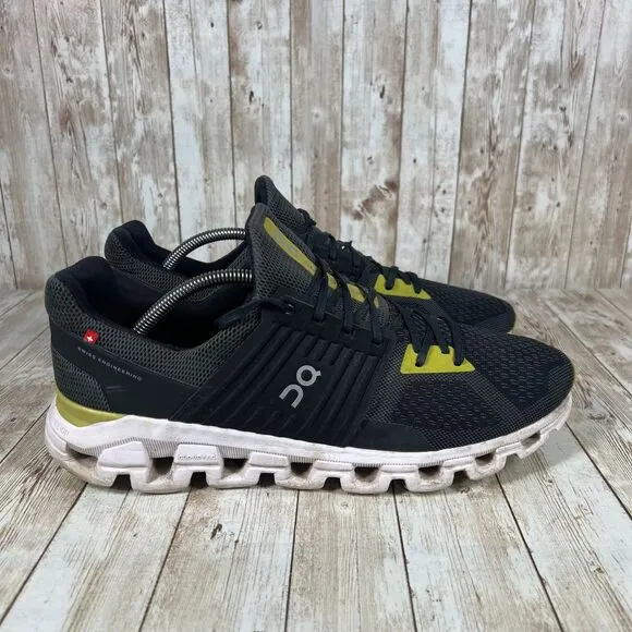 On Running‎ Cloudswift Performance  Black Yellow Swiss Engineering Mens 11.5