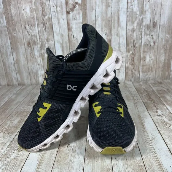 On Running‎ Cloudswift Performance  Black Yellow Swiss Engineering Mens 11.5