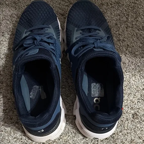 On Running Men's Navy Athletic Shoes