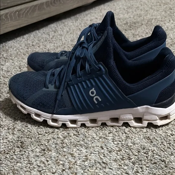 On Running Men's Navy Athletic Shoes