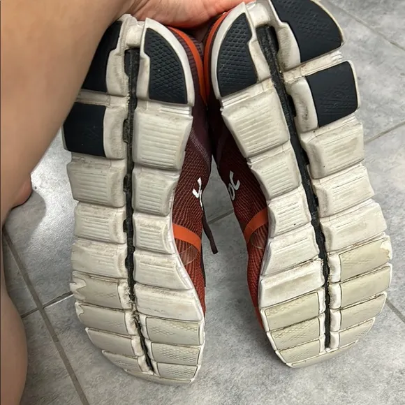 On Running Running Men's Orange Athletic Shoes