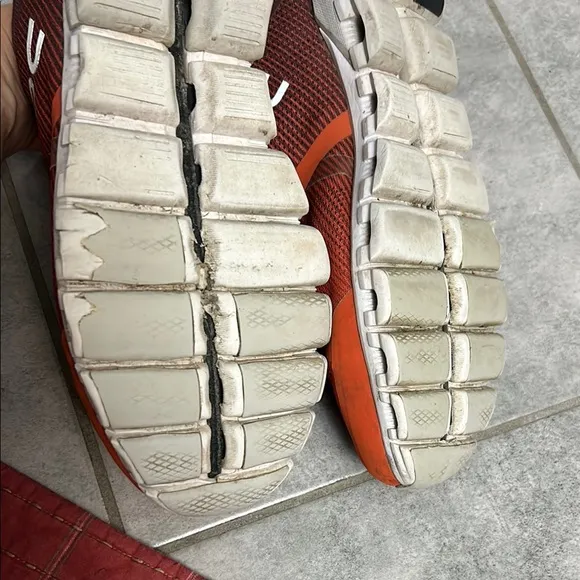 On Running Running Men's Orange Athletic Shoes