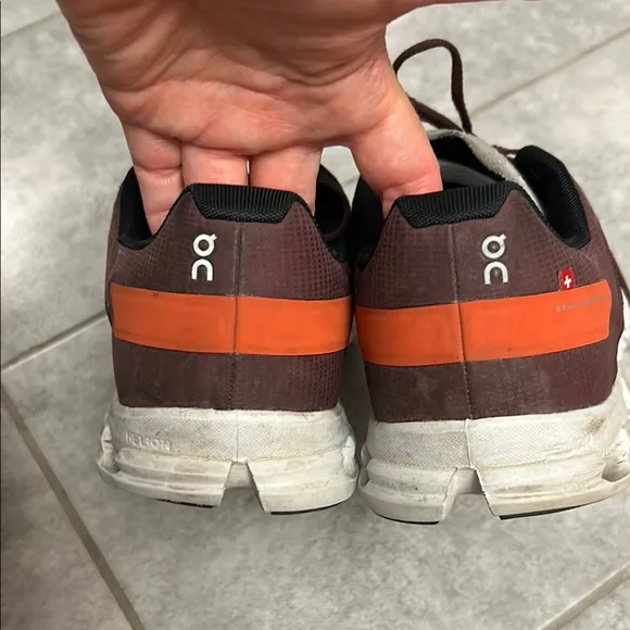 On Running Running Men's Orange Athletic Shoes