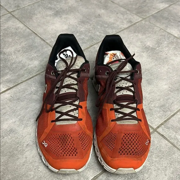 On Running Running Men's Orange Athletic Shoes