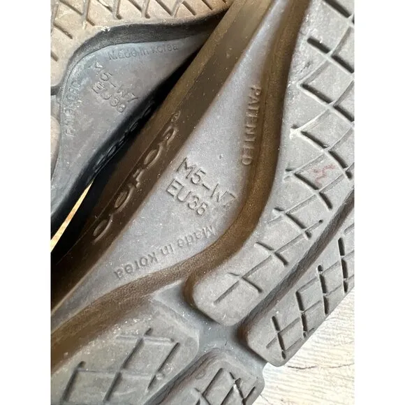 OOFOS OOclogg Black Mules Clog Slip On Shoes‎ Womens Size 7 Breathable Mens 5
