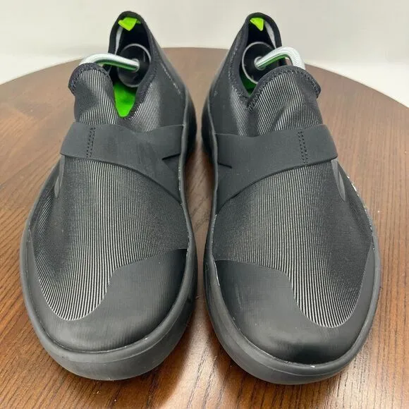 Oofos Oomg‎ Fibre Low Mens Shoes 9.5 Black Comfort Recovery Sneakers 7012022-16
