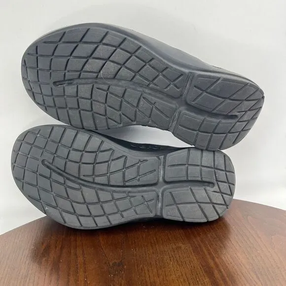 Oofos Oomg‎ Fibre Low Mens Shoes 9.5 Black Comfort Recovery Sneakers 7012022-16