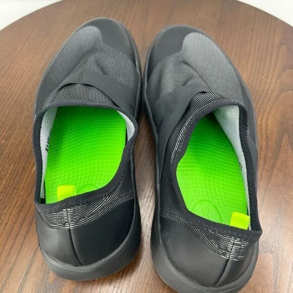 Oofos Oomg‎ Fibre Low Mens Shoes 9.5 Black Comfort Recovery Sneakers 7012022-16