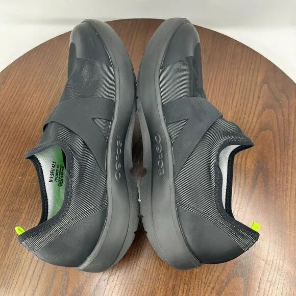 Oofos Oomg‎ Fibre Low Mens Shoes 9.5 Black Comfort Recovery Sneakers 7012022-16