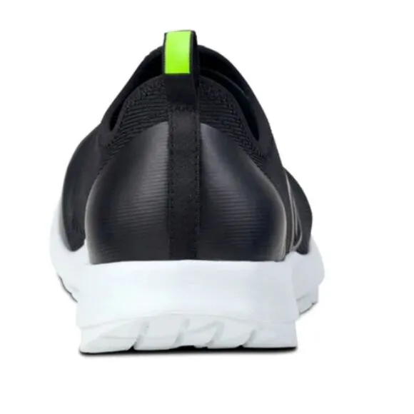 OOFOS OOMG Sport Low Shoe- White/Black