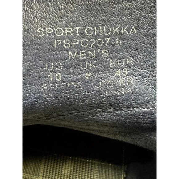 Original Penguin Men's Shoes Sport Chukka Boot Size 8 US Black Suede NEW