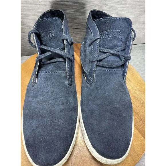 Original Penguin Men's Shoes Sport Chukka Boot Size 8 US Black Suede NEW