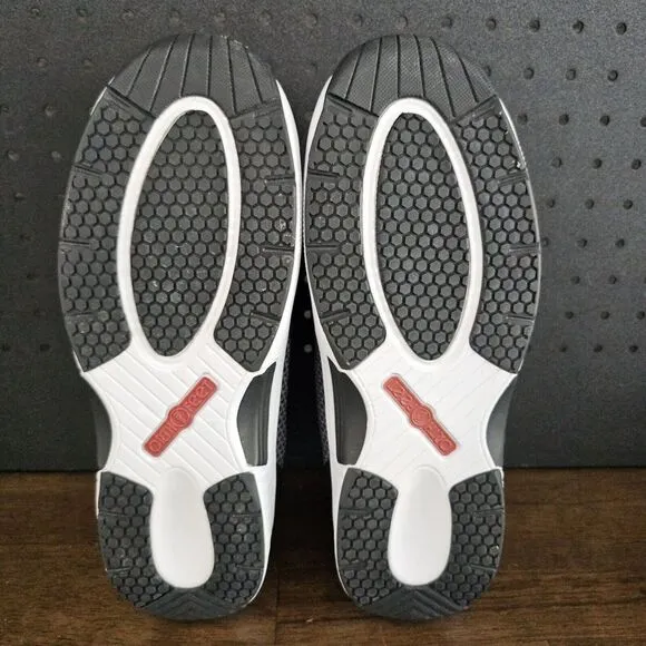 Orthofeet 617 Biofit Edgewater Men's Sz 8.5 2E Wide Black Walking Comfort Shoe