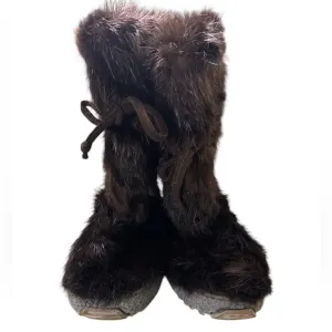 Oscar Faux Fur Brown Boots