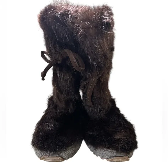 Oscar Faux Fur Brown Boots