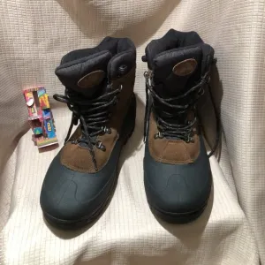 Ozark Trail Pac Mens Winter Boots, leather upper, Waterproof Thinsulate, 10