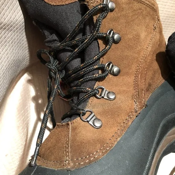 Ozark Trail Pac Mens Winter Boots, leather upper, Waterproof Thinsulate, 10