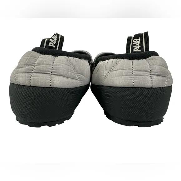 P448 Laby Puff Puffer Quilted Slip-On Slipper GREYNYL