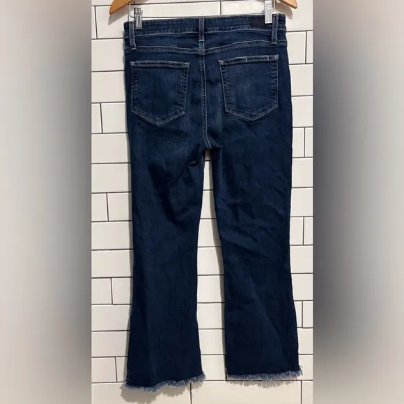 PAIGE Colette Cropped Flare Jeans in Palma 30