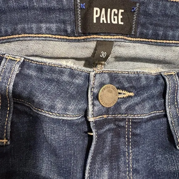 PAIGE Colette Cropped Flare Jeans in Palma 30