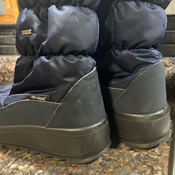 Pajar Canada &quot;Toboggan 2.0&quot; Tall Nylon Boots dark blue size 8.5