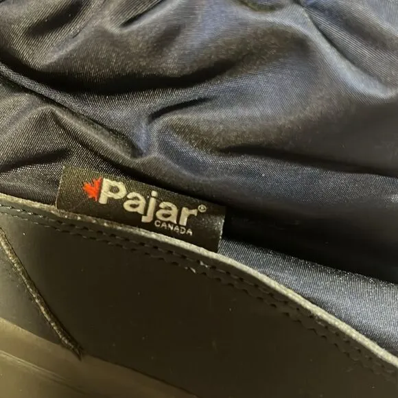 Pajar Canada &quot;Toboggan 2.0&quot; Tall Nylon Boots dark blue size 8.5