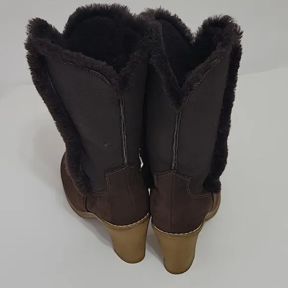Pajar Suede Shearling Winter Boots