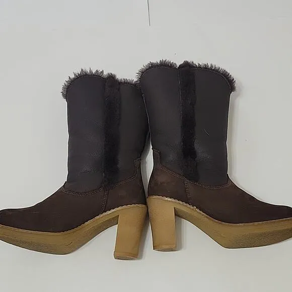 Pajar Suede Shearling Winter Boots