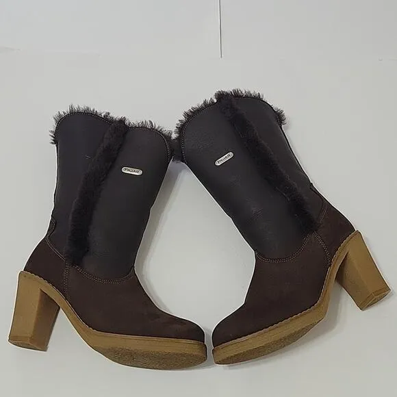 Pajar Suede Shearling Winter Boots