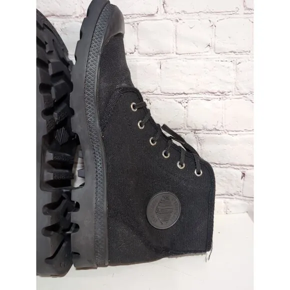 Palladium Mens Pampa Hi Triple Black Boots 02352 060 Size 11 US Euro 44