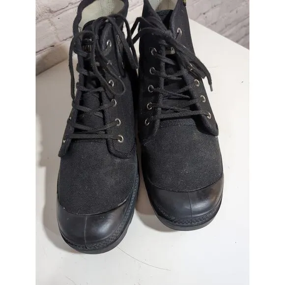 Palladium Mens Pampa Hi Triple Black Boots 02352 060 Size 11 US Euro 44