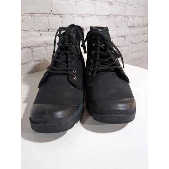 Palladium Mens Pampa Hi Triple Black Boots 02352 060 Size 11 US Euro 44