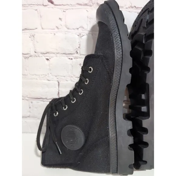 Palladium Mens Pampa Hi Triple Black Boots 02352 060 Size 11 US Euro 44