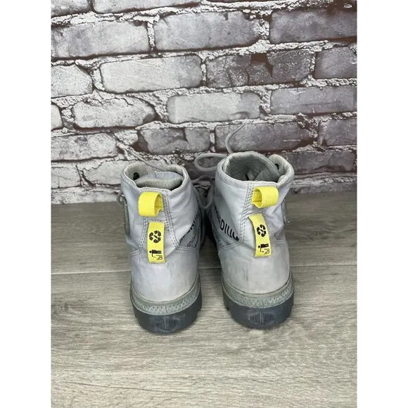 Palladium Pampa Travel Lite Slate Gray Lightweight Comfort Mesh Boots Men 7M US