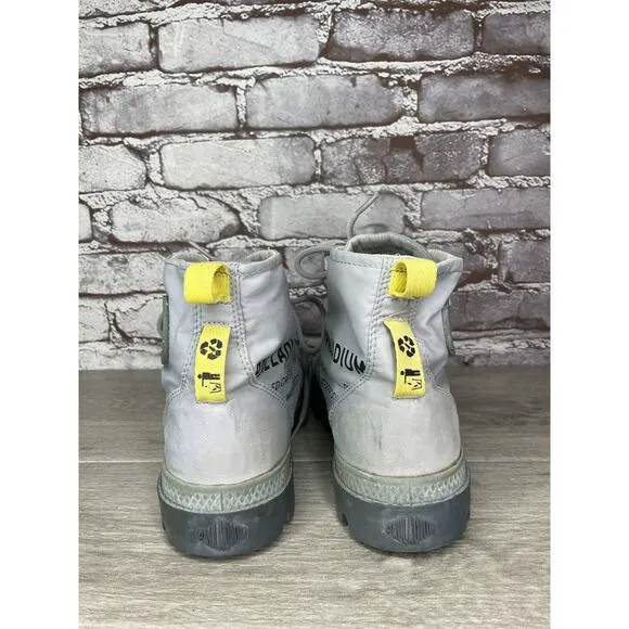 Palladium Pampa Travel Lite Slate Gray Lightweight Comfort Mesh Boots Men 7M US