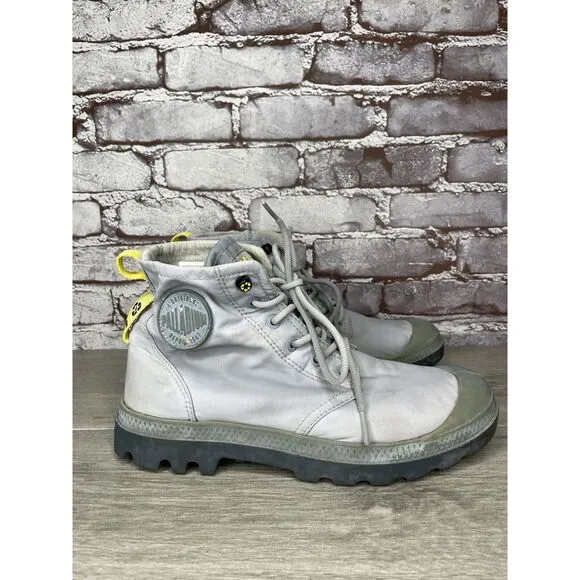 Palladium Pampa Travel Lite Slate Gray Lightweight Comfort Mesh Boots Men 7M US