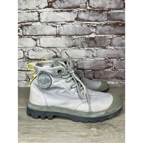 Palladium Pampa Travel Lite Slate Gray Lightweight Comfort Mesh Boots Men 7M US