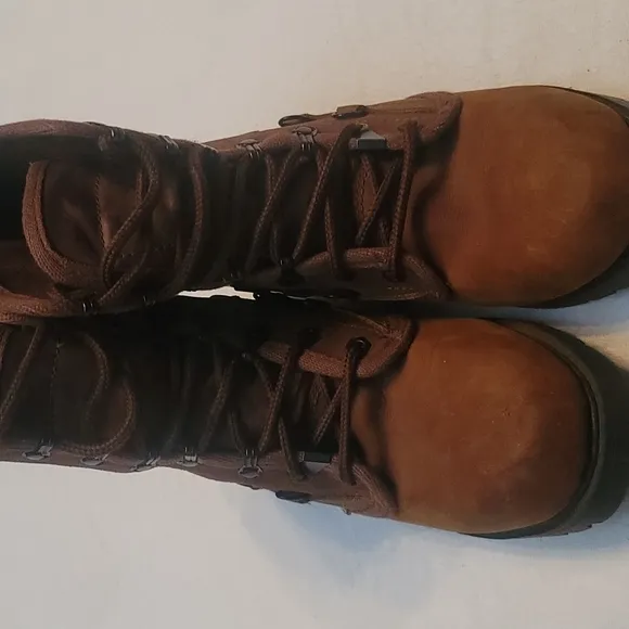 Panama Jack boots 100% leather brown lace up ankle boots