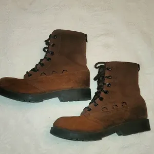 Panama Jack boots 100% leather brown lace up ankle boots