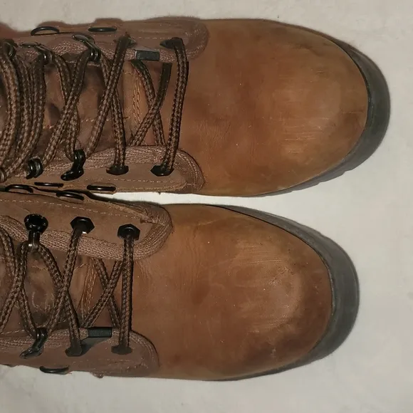 Panama Jack boots 100% leather brown lace up ankle boots