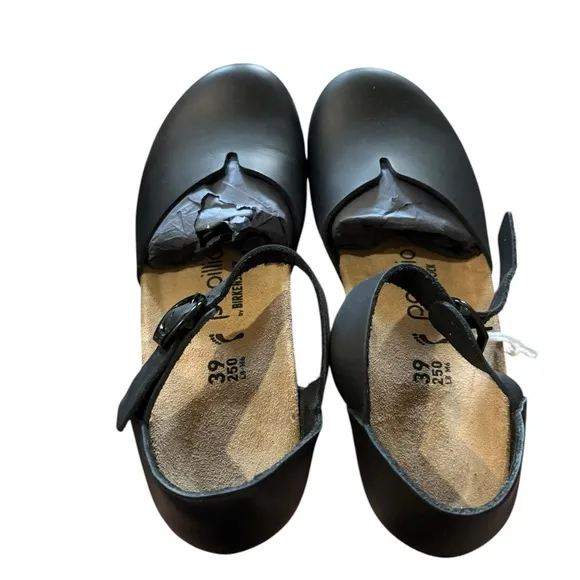 Papillio Birkenstock Women's Black Wedge Shoes- Size 39 (8)