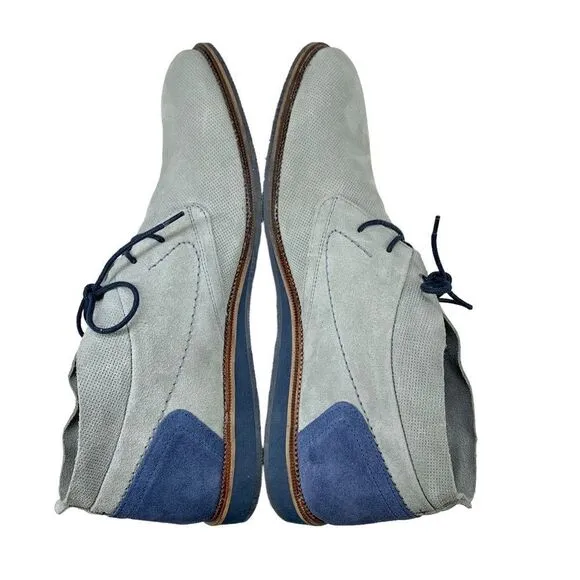 Parc City Boot Co. Hampton Grey Suede Ankle Boots 12 Chukka
