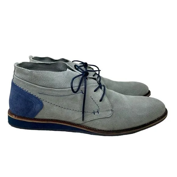 Parc City Boot Co. Hampton Grey Suede Ankle Boots 12 Chukka