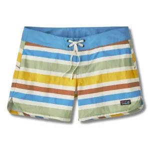 Patagonia NWT Women's Wavefarer Boardshorts 5&quot; Water Ribbons/Natural, Sz 18