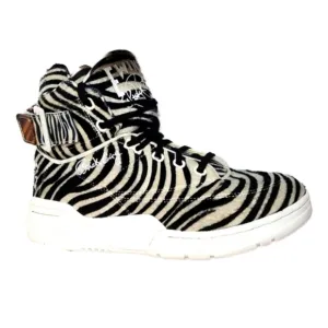 Patrick Ewing Athletics 33 Hi Zebra Basketball Athletic sneakers (m size 7)