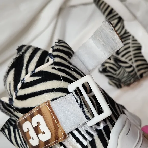 Patrick Ewing Athletics 33 Hi Zebra Basketball Athletic sneakers (m size 7)