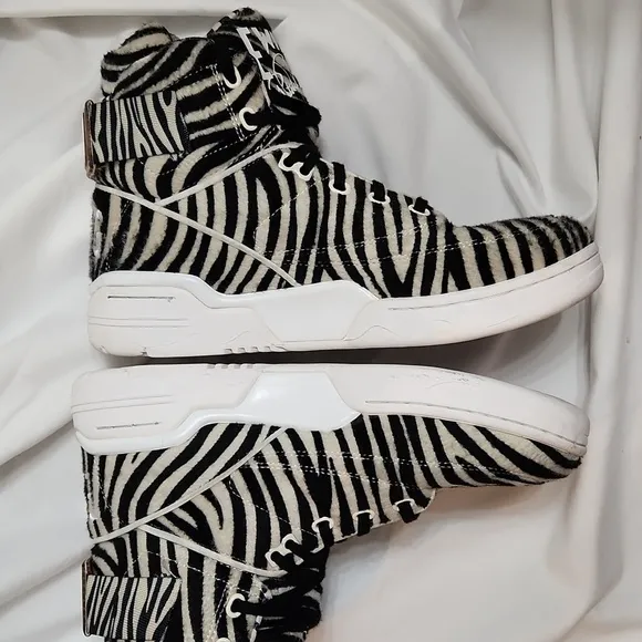 Patrick Ewing Athletics 33 Hi Zebra Basketball Athletic sneakers (m size 7)