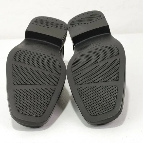 Perry Ellis Portfolio Kent Black Slip On Leather Dress Shoes Men's Sz 9.5